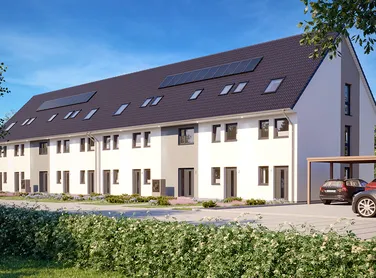 Mehrfamilienhaus 988 mit 18 Wohnungen mit Putzfassade