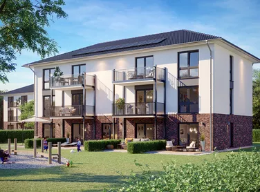 Mehrfamilienhaus 495 mit 8 Wohnungen mit Balkone